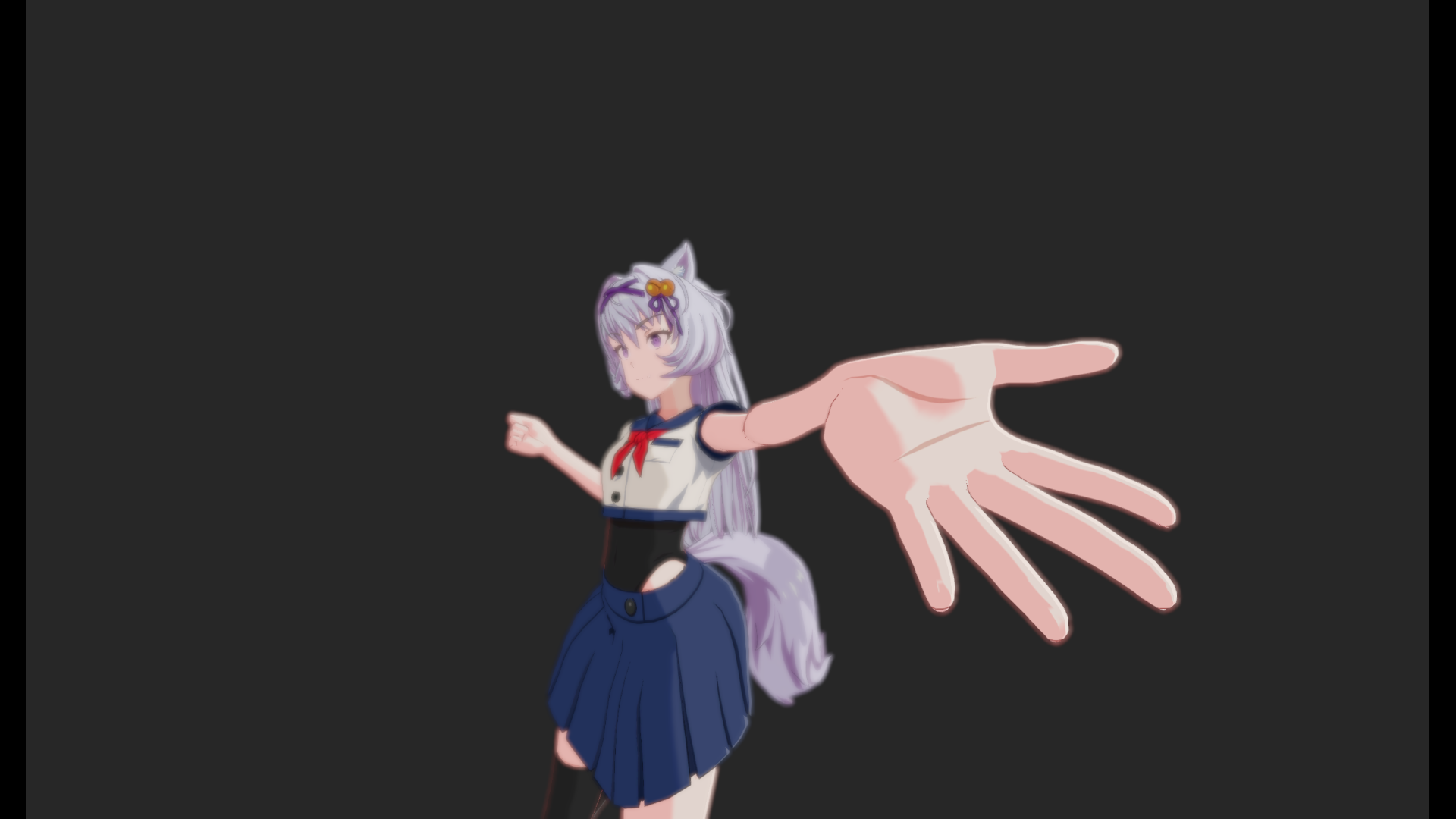 Bone scale drivers with depth of field